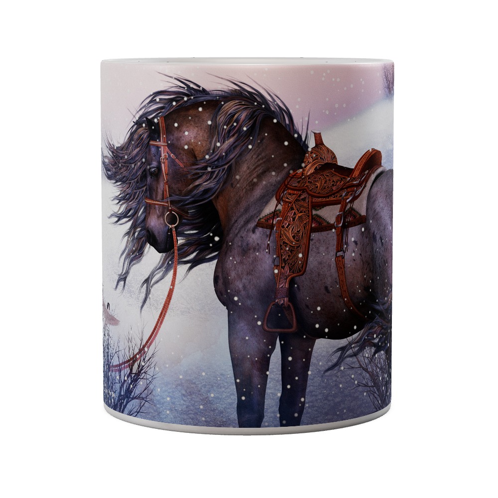 A Winters Encounter - Horse Mug