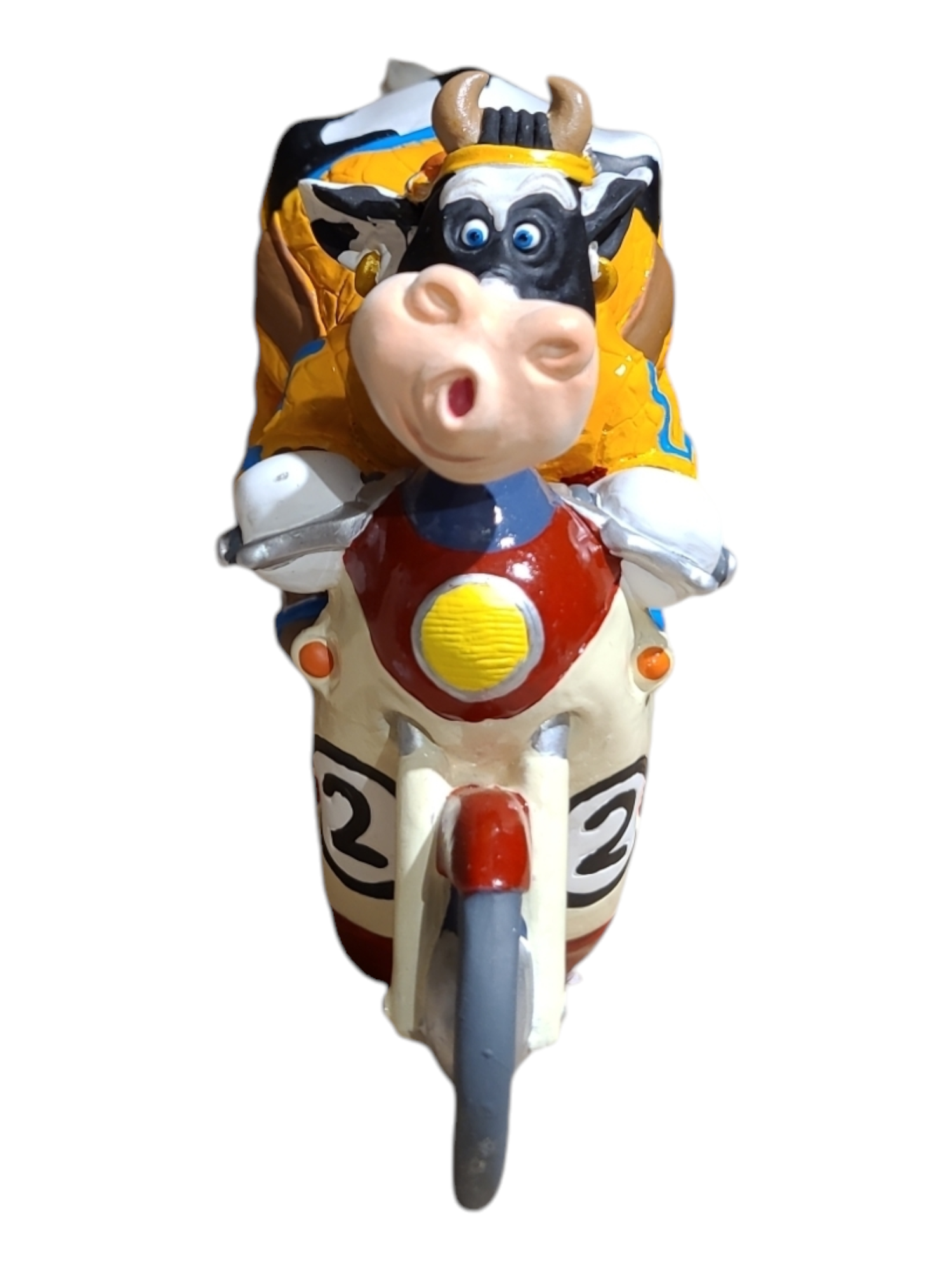 Motocycliste Cow