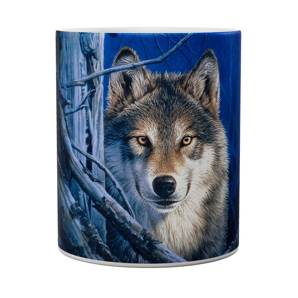 Moon Shine Wolf Mug