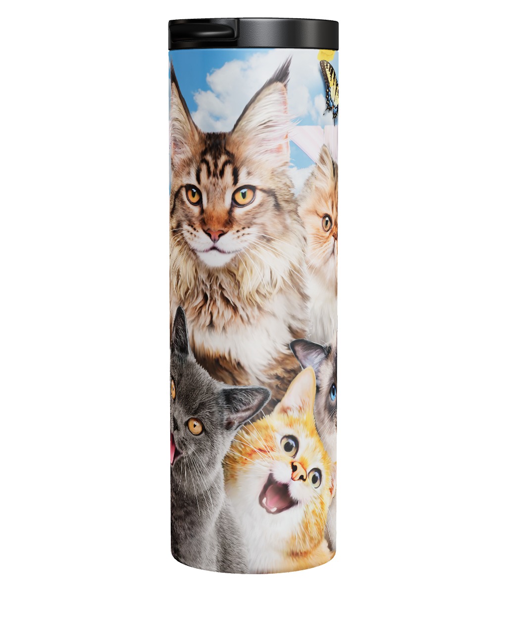 Feline Friends Selfie Tumbler