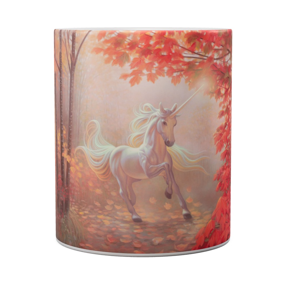 Autumn Magic Unicorn Mug