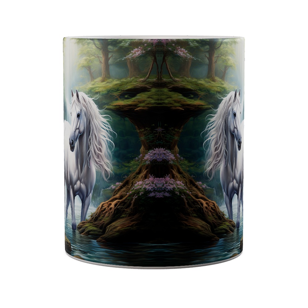 Mystic White Horses Mug