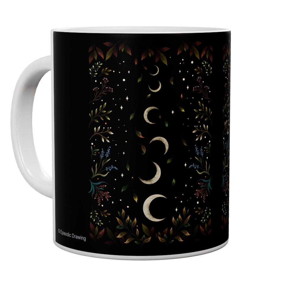 Crescent Moon Garden Mug