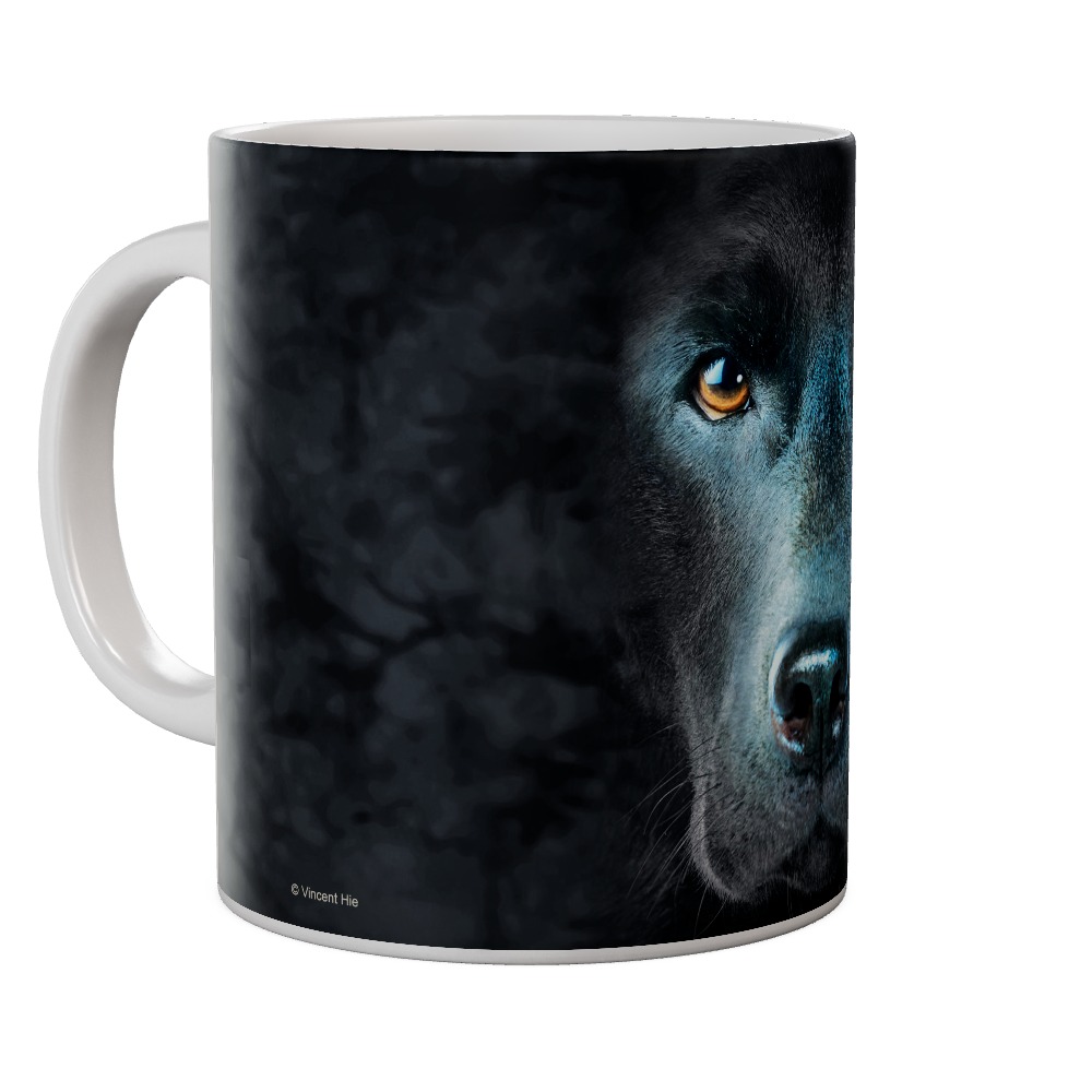 Black Labrador Big Face Mug