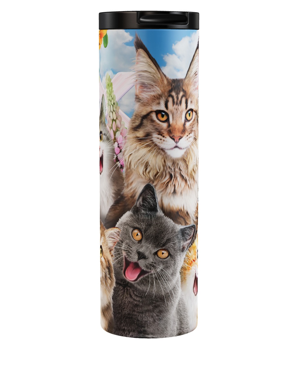 Feline Friends Selfie Tumbler