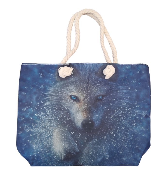 Wolf Splash - Beach Bag