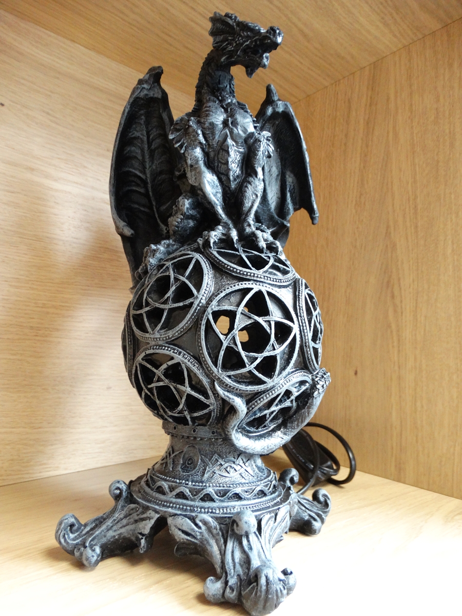 Black Dragon - lamp 16*32cm