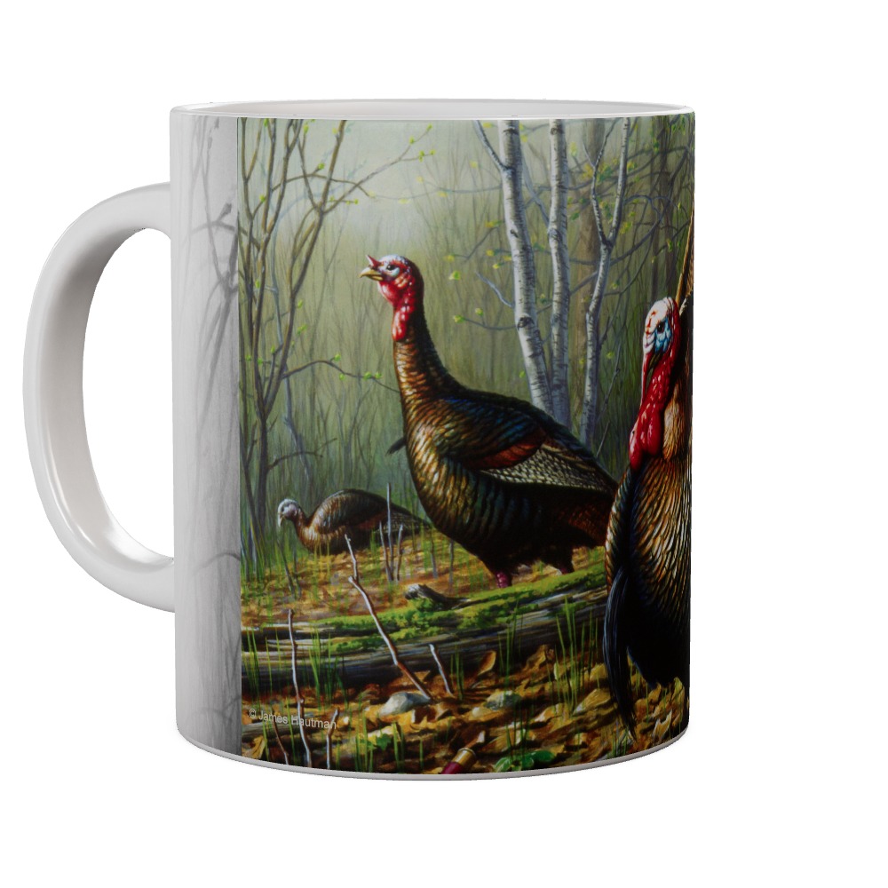 Woodland Turkeys Mug