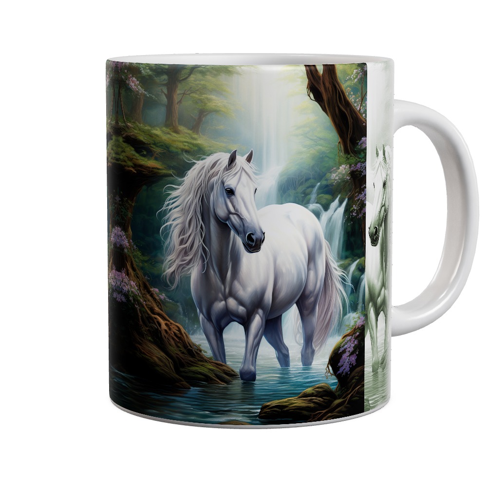 Mystic White Horses Mug