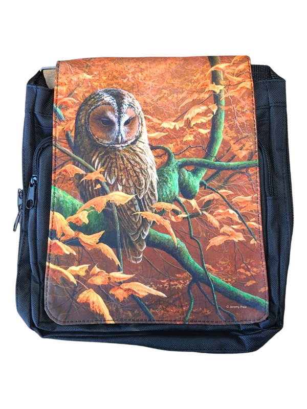 Autumn Tawny Owl - Messenger Bag Small