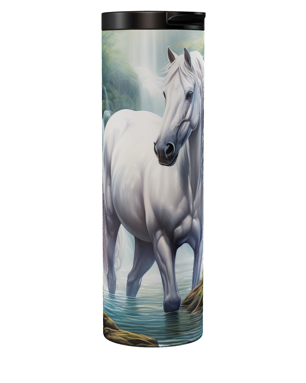 Mystic White Horse Tumbler