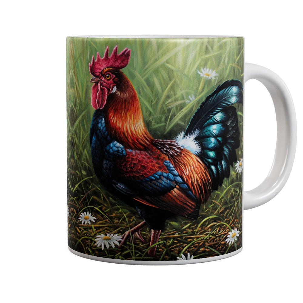 Rhode Island Red Rooster Mug