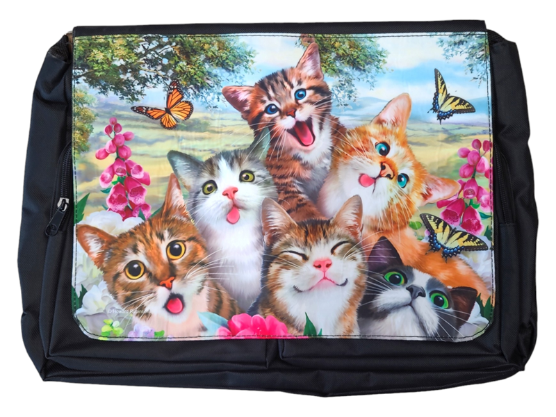 Cat Selfie - Messenger Bag Big 