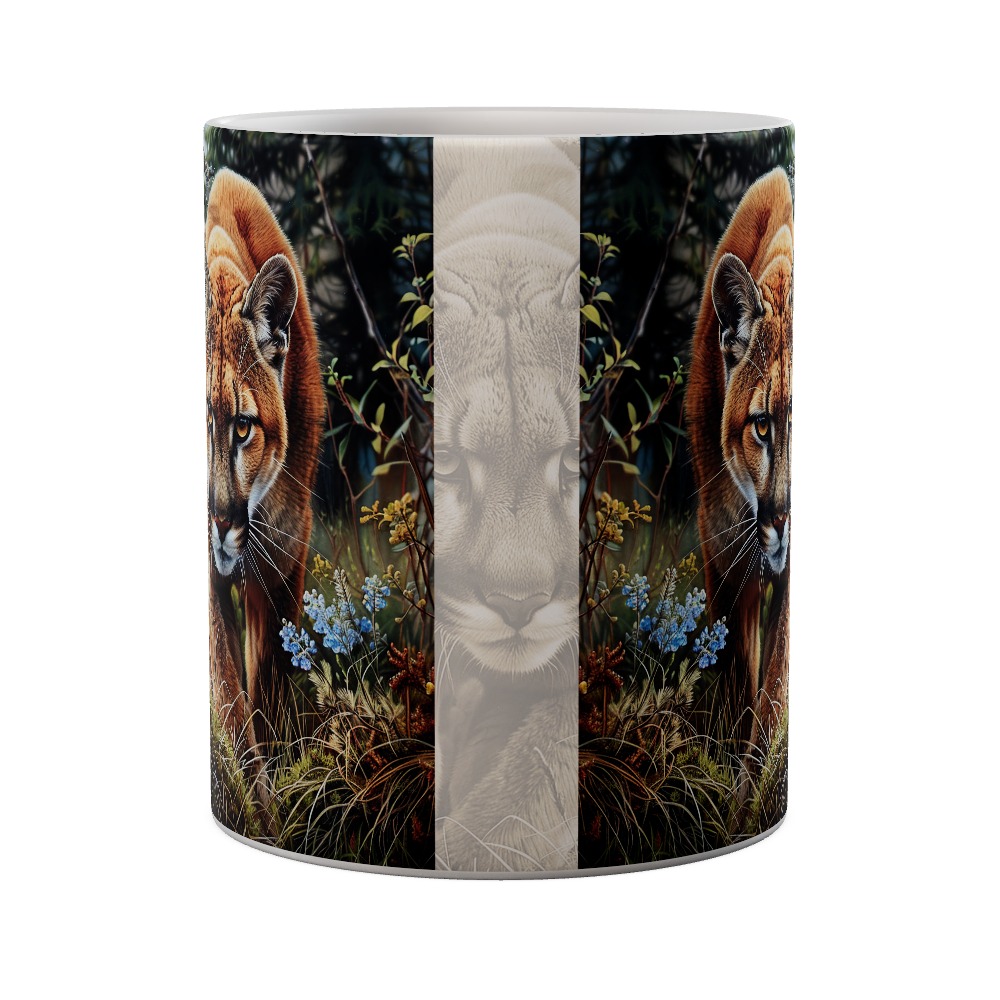 Approaching Mountain Lion Mug