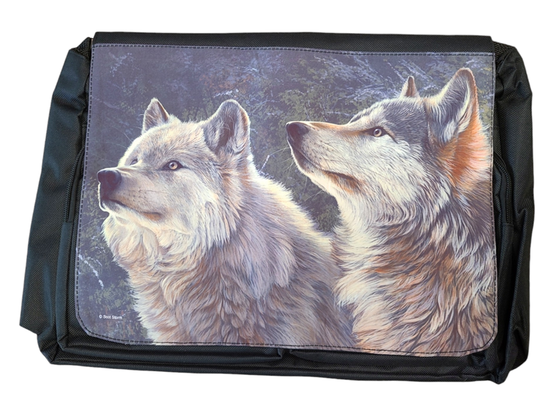 Somethings Up - Wolves - Messenger Bag Big