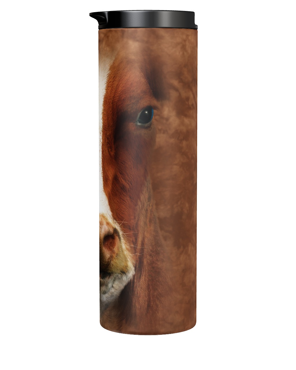 Brown Cow Big Face Tumbler