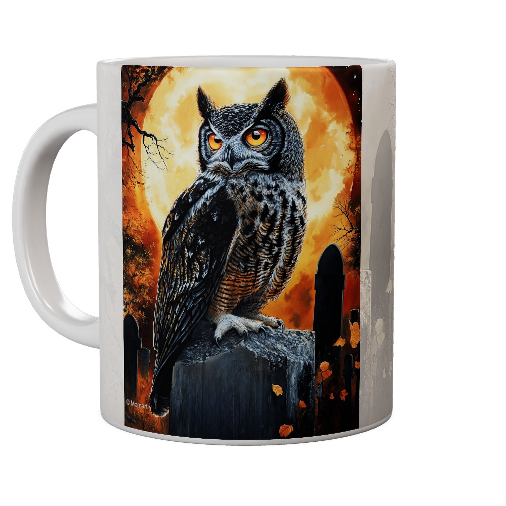 Cemetery Owl Mug