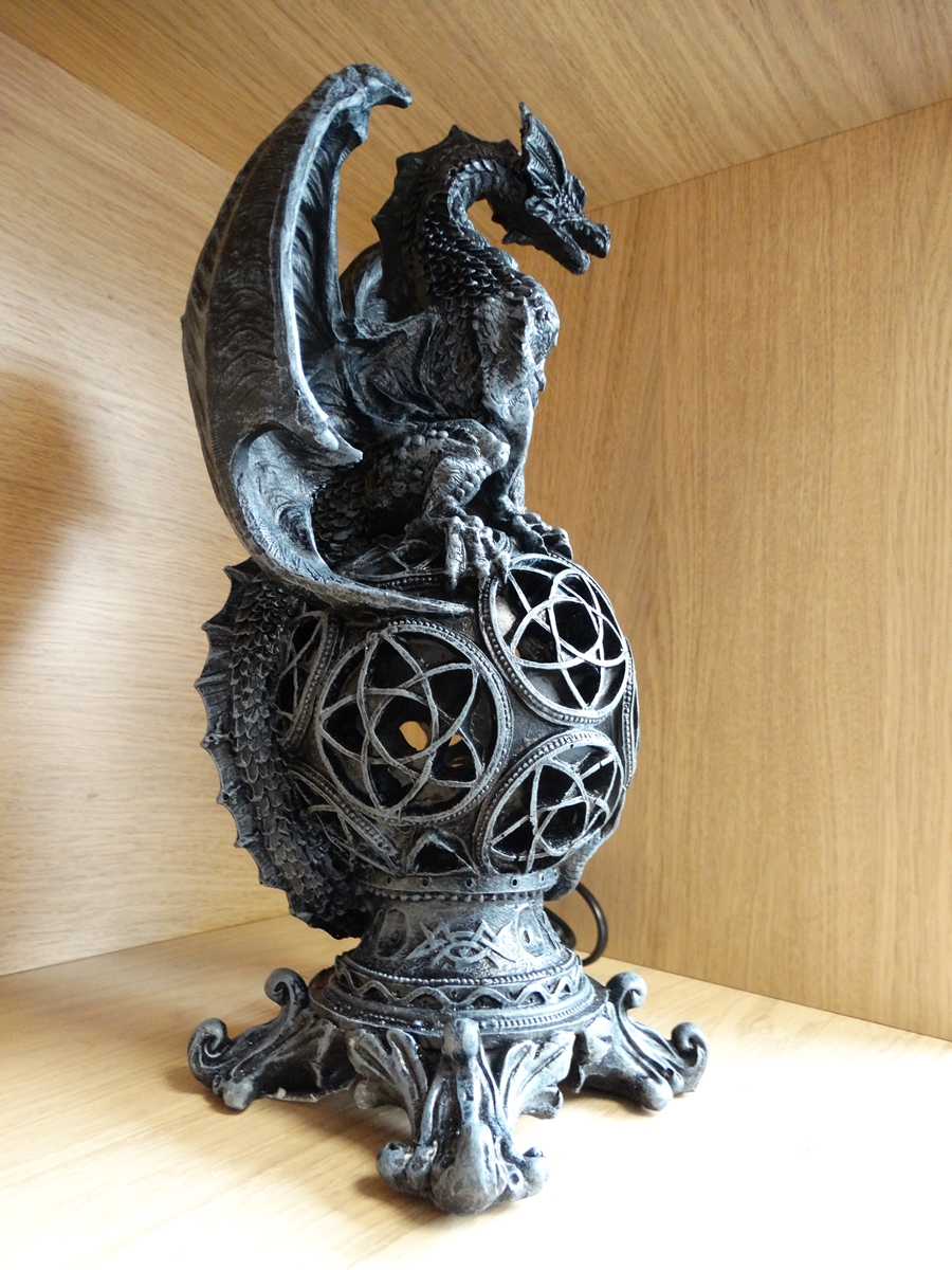 Black Dragon - lamp 16*32cm